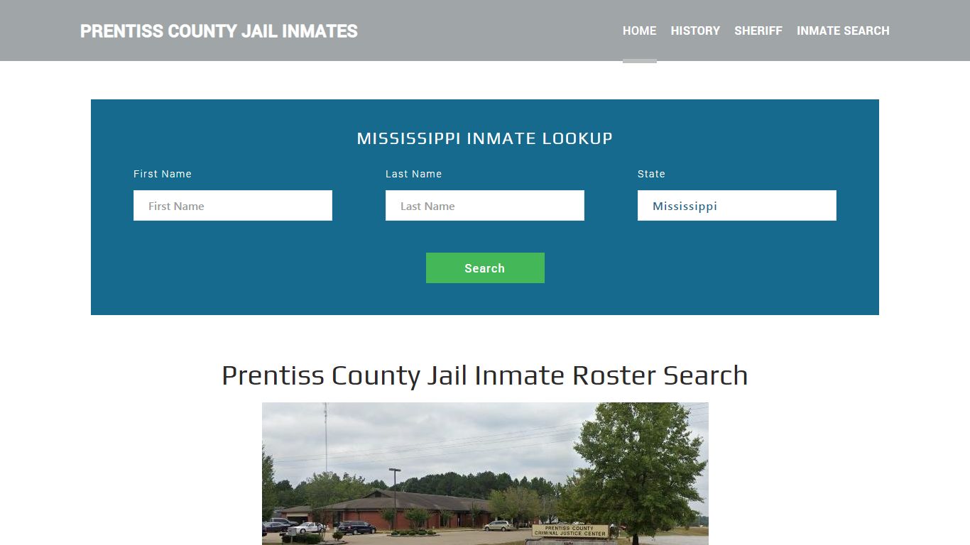 Prentiss County Jail Inmate Roster Lookup, Booneville, MS